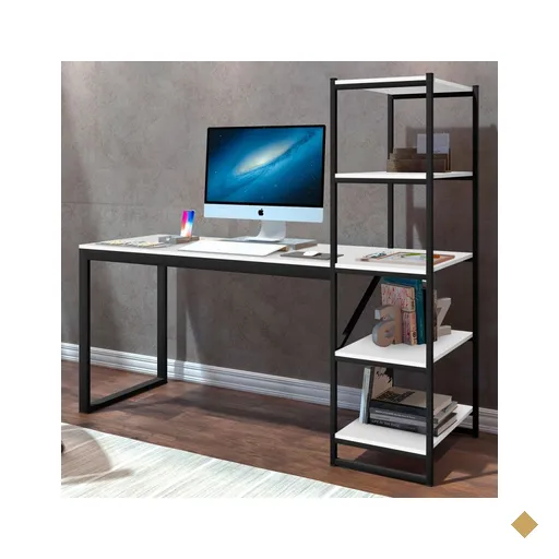 Mesa Para Computador Innovare 4 Prateleiras Preto - Art Panta