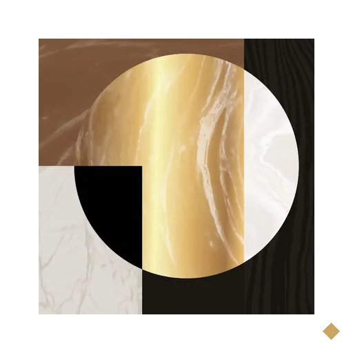 Quadro Gold Geometric