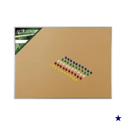 Conj 2 Quadro de Cortiça Standard 120x90 cm Moldura de Alumínio Pop 5706 +…
