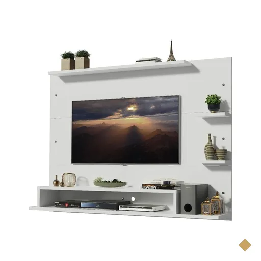 Painel para TV até 60 Polegadas Madesa Alfa - Branco