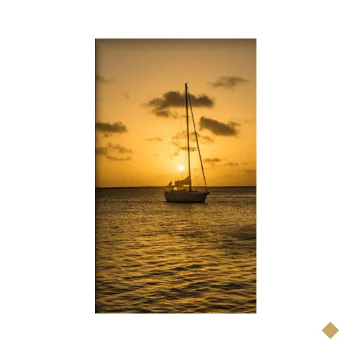Quadro de Barco Mar Coleção À Deriva Navegação 11 Exclusiva Moldura em…