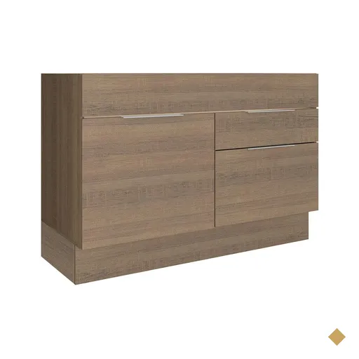 Balcão de Pia Madesa Stella 1 Porta e 2 Gavetas - Rustic