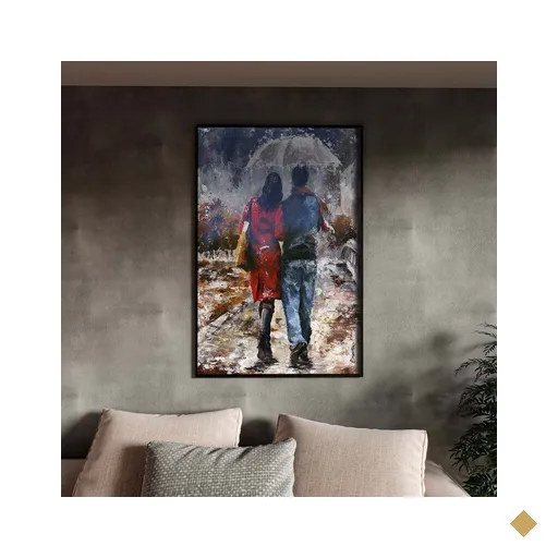 Quadro Decorativo Tela Canvas Conceito Emerico-toth com Moldura e Vidro Preto -…
