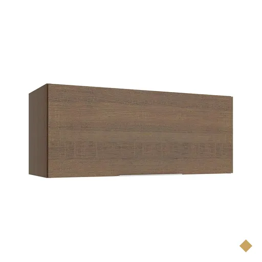 Armário Aéreo Madesa Stella 80 cm 1 Porta Basculante - Rustic