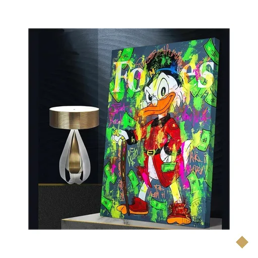 Quadro Pato Donald Forbes:150x100/BORDA INFINITA