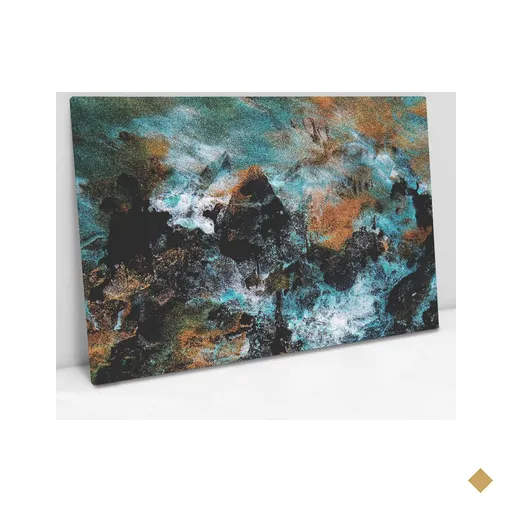 Quadro Decorativo em Canvas Pincelada Moderna Luxo - Chassi - 90 x 60cm