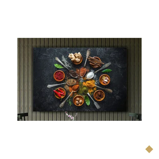 Quadro Decorativo Temperos Canvas 60x90 - Foto Paulista