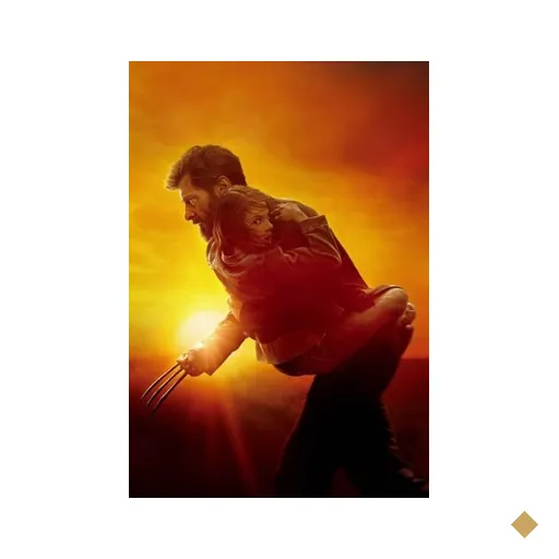 Placa quadro decorativo A5 - 15 x 21 Marvel - Wolverine