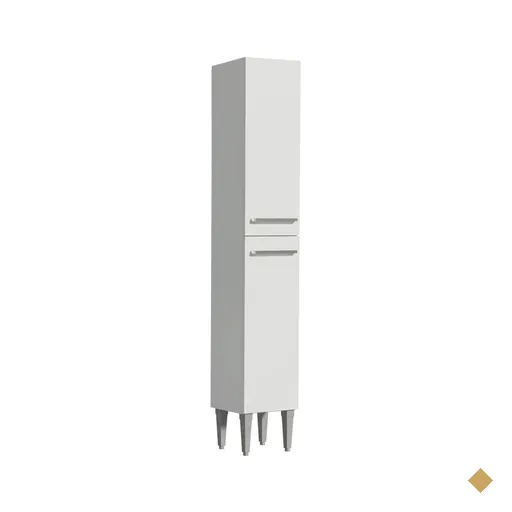 Paneleiro Armário de Cozinha 2 Portas Branco Emilly Madesa