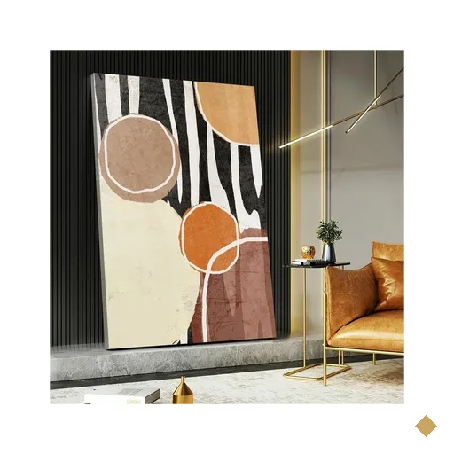 Quadro Abstrato Planetas:90x60/BORDA INFINITA