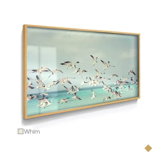 Quadro Decorativo Mar e Gaivotas