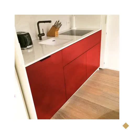Adesivo para Móveis Imprimax Gold Metallic Liso Vermelho 0,61 X 2,50m