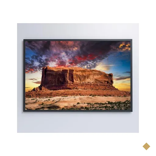 Quadro Decorativo Deserto Butte Utah 120x80 Cm Adesivo