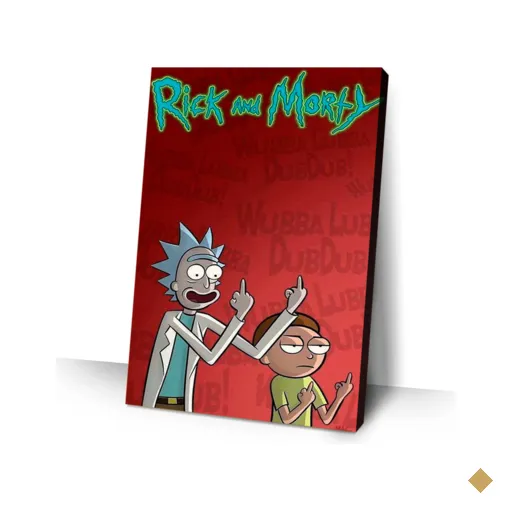 Quadro Canvas Decorativo 80x60 Centimetros RICK E MORTY 10