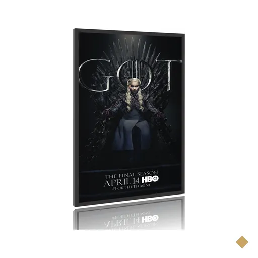 Quadro Pôster Série Game of Thrones M15 60x90