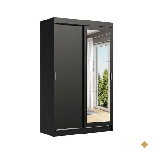 Guarda-Roupa Solteiro Madesa Tokio 2 Portas de Correr com Espelho 2 Gavetas -…