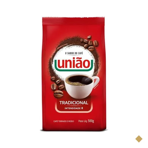Café em Pó Torrado e Moído Tradicional 500g União - PT 1 UN