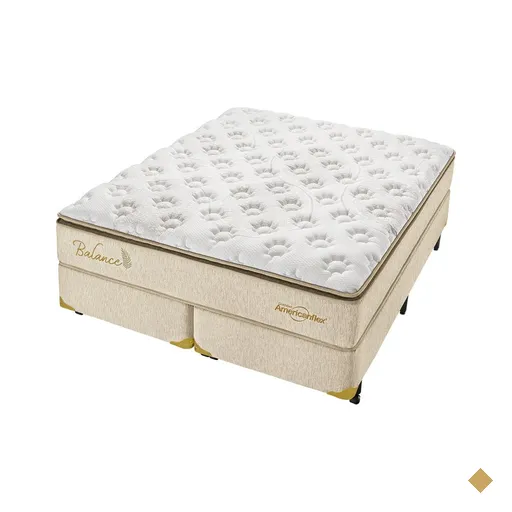 Conjunto Box Super King Molas Ensacadas Americanflex Balance III 193x203x70cm
