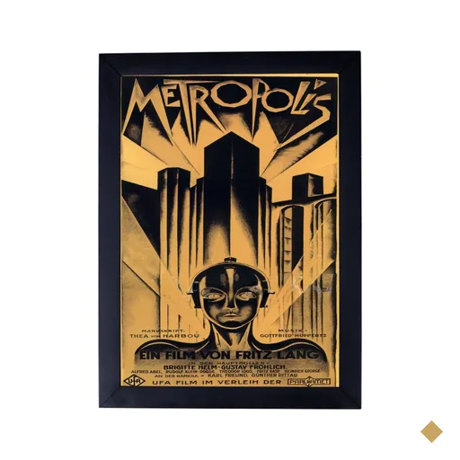 Quadro poster moldura ficção metropolis 24x33cm p8136