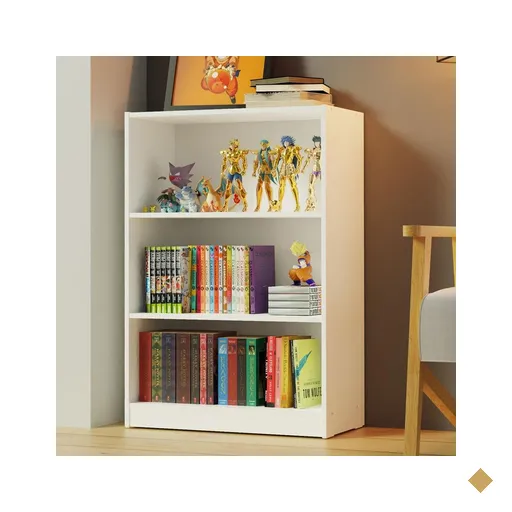 Estante Livreiro Madesa 6907 com 3 Nichos