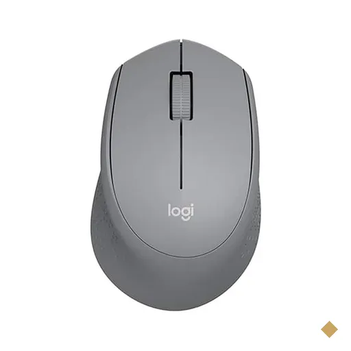 Mouse sem fio Logitech M280 com Conexão USB e Pilha Inclusa - Cinza CX 1 UN
