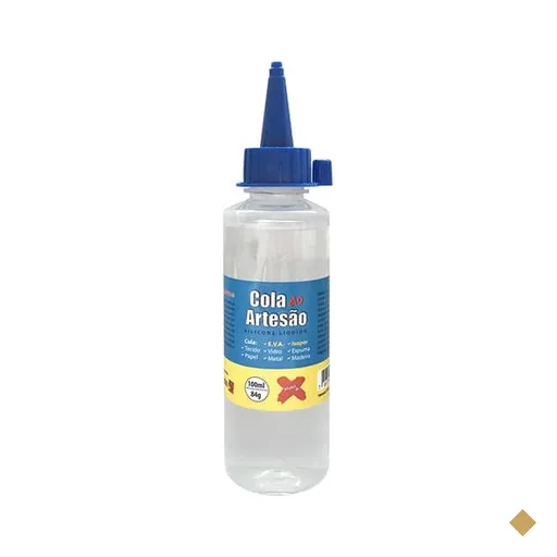 Cola de Silicone para artesanato. 84g, 6010, Make+ - PT 1 UN