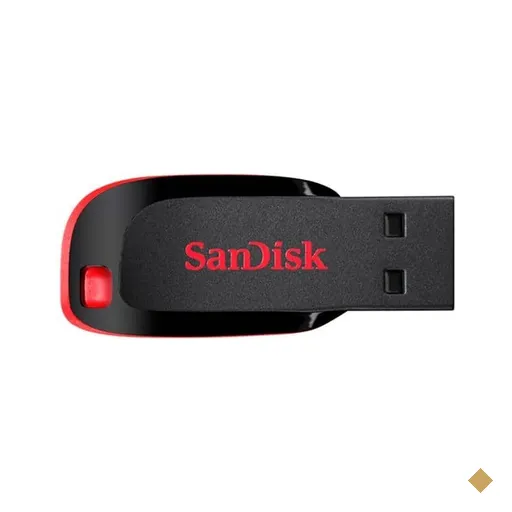 Pen Drive 32GB USB 2.0,Cruzer Blade, Preto, SDCZ50, SanDisk - BT 1 UN
