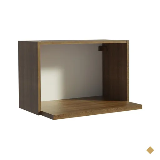 Armário Aéreo Madesa para Glamy, Lux, Reims 60 cm com Nicho para Forno -…