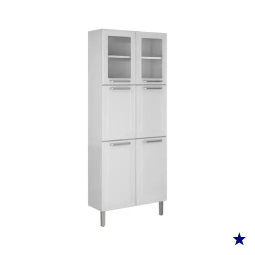 Paneleiro Duplo Itatiaia 6 Portas Tarsila IPLDV-70