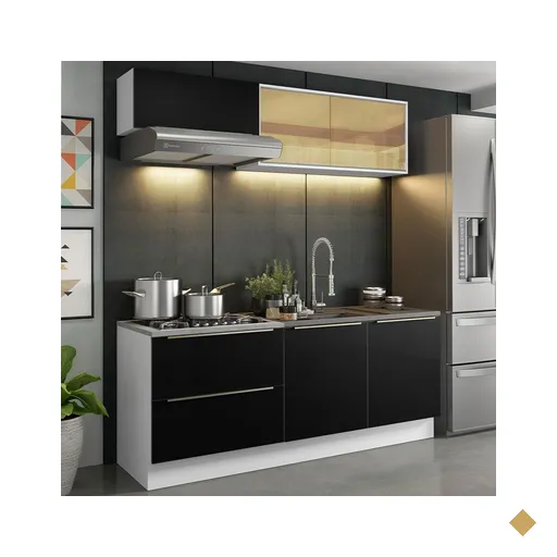 Cozinha Completa Madesa Lux com Armário e Balcão 5 Portas 2 Gavetas -…