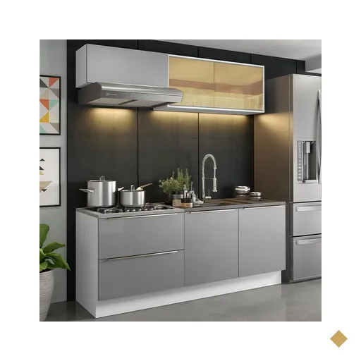 Cozinha Completa Madesa Lux com Armário e Balcão 5 Portas 2 Gavetas -…