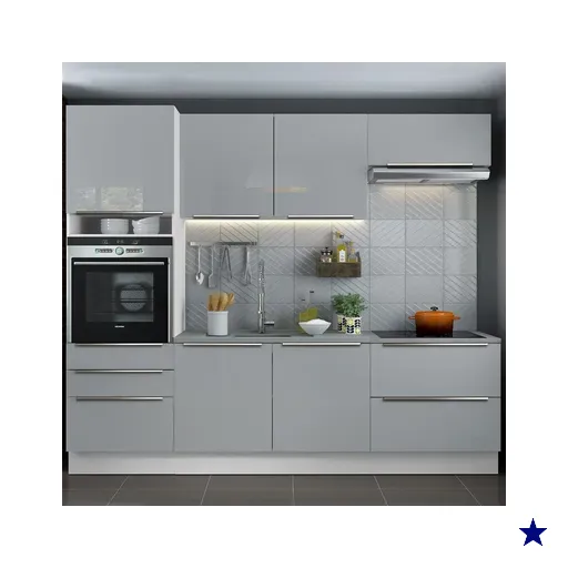 Cozinha Completa Madesa Lux com Armário e Balcão 6 Portas 5 Gavetas -…