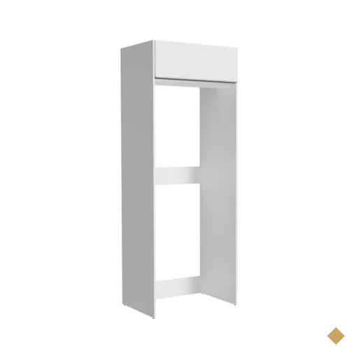 Porta Geladeira 1 Porta Basculante Branco Glamy Madesa