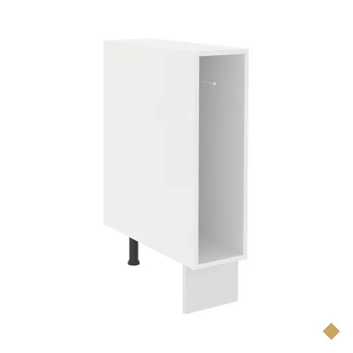 Balcão Porta Pano 20 x 60 cm para Cozinhas Madesa Glamy, Lux e Stella - Branco