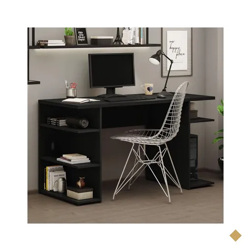 Escrivaninha Mesa para Computador Office 9409 Madesa - Preto