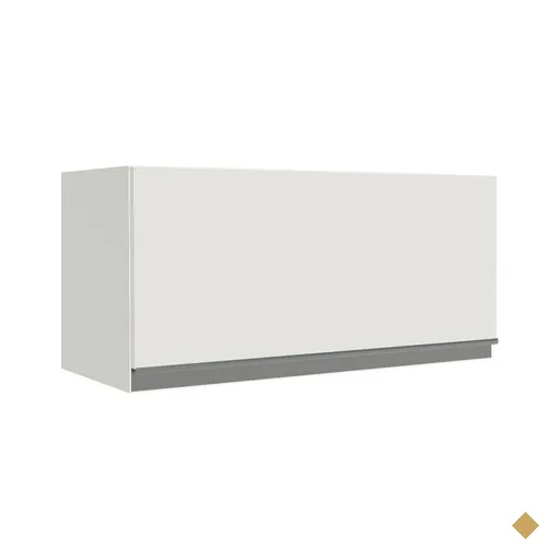 Armário de Cozinha Aéreo 70 cm 1 Porta Basculante Branco Glamy Madesa