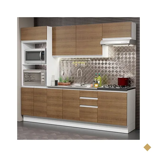 Cozinha Completa 100% MDF Madesa Acordes 250003 com Armário e Balcão -…