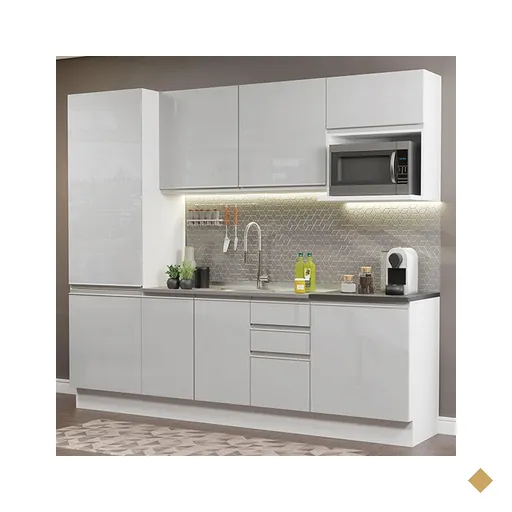 Cozinha Completa 100% MDF Madesa Acordes 240001 com Armário e Balcão -…