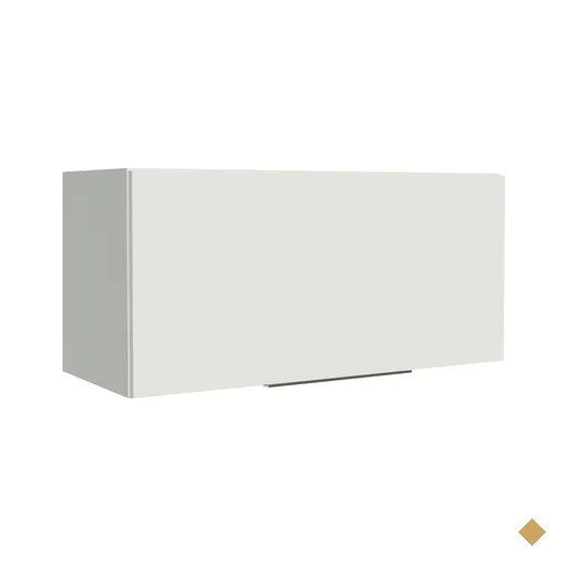 Armário Aéreo de Cozinha Madesa Stella 70 cm 1 Porta Basculante - Branco