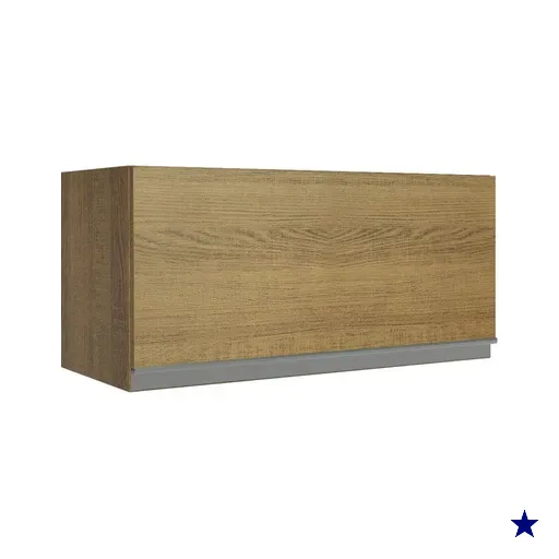 Armário de Cozinha Aéreo 70 cm 1 Porta Basculante Rustic Glamy Madesa