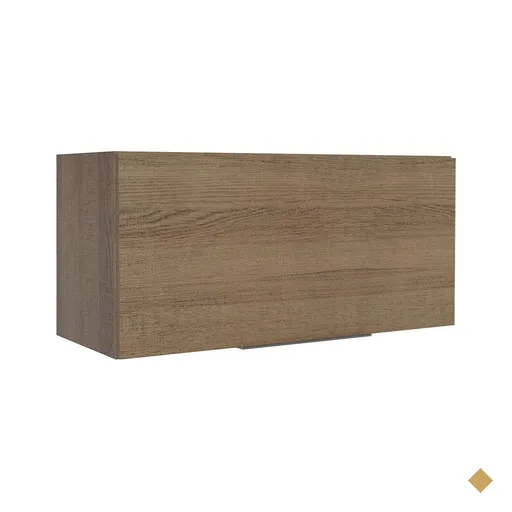 Armário Aéreo de Cozinha Madesa Stella 70 cm 1 Porta Basculante - Rustic