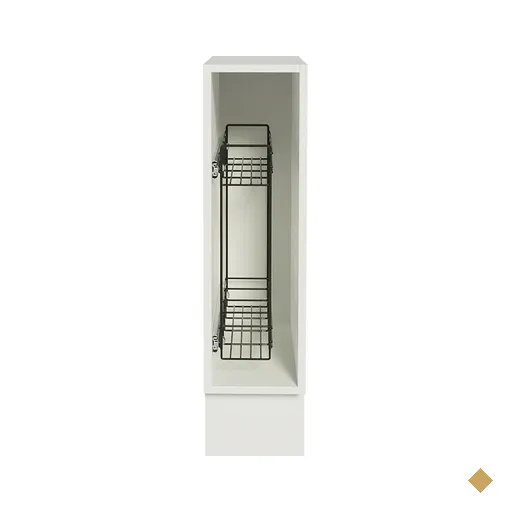 Balcão Porta-Temperos Madesa para Cozinha Lux, Glamy e Stella 20 x 60 cm (Sem…