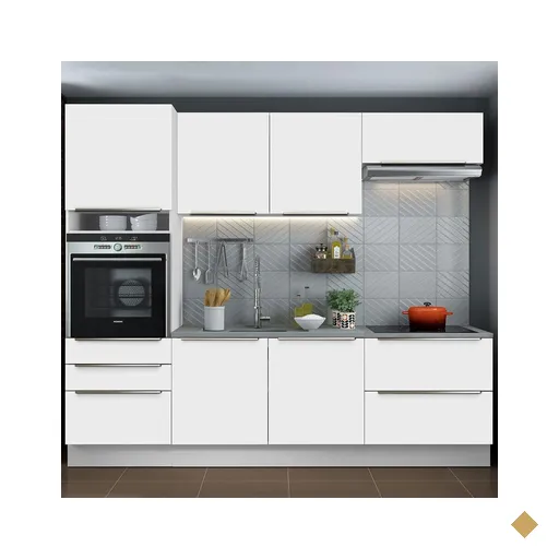 Cozinha Completa Madesa Lux com Armário e Balcão 6 Portas 5 Gavetas -…