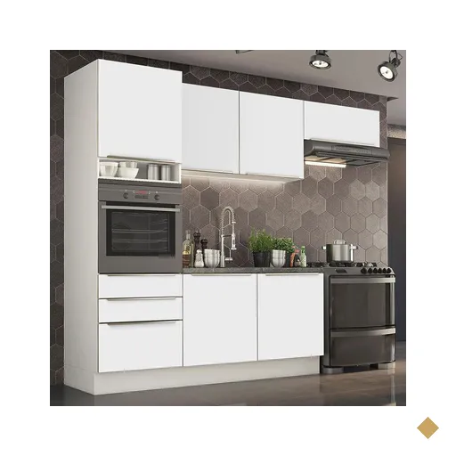 Cozinha Completa Madesa Lux com Armário e Balcão 6 Portas 3 Gavetas -…