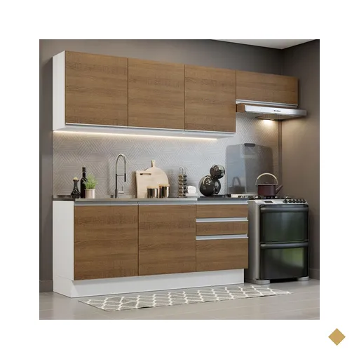 Cozinha Completa 100% MDF Madesa Acordes 260003 com Armário e Balcão -…