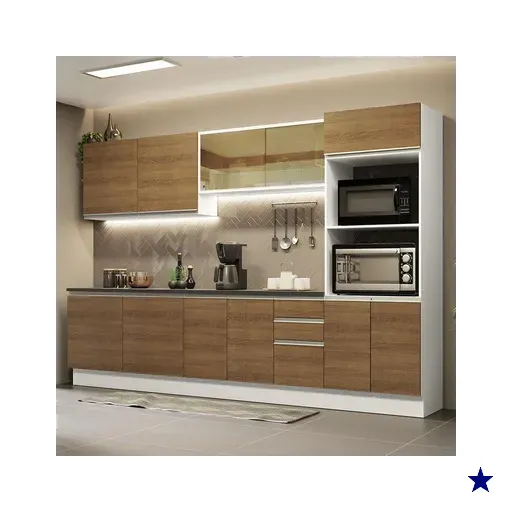 Cozinha Completa 100% MDF Madesa Acordes 310001 com Armário e Balcão -…