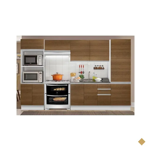 Armário de Cozinha Completa Madesa 100% MDF Acordes XA330002 Balcão (Sem…