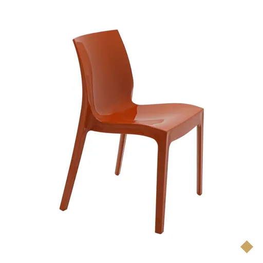 Cadeira Tramontina Alice Summa em Polipropileno Brilhoso Terracota
