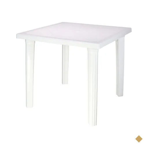 Mesa Tramontina Sancho 80 x 80 cm em Polipropileno Branco