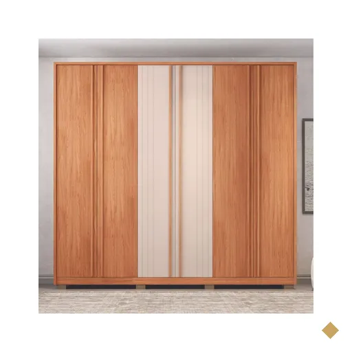 Guarda Roupa/ Roupeiro Mozart Caemmun 6 Portas e 4 Gavetas